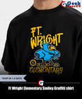 Ft Wright Elementary Smiley Graffiti shirt