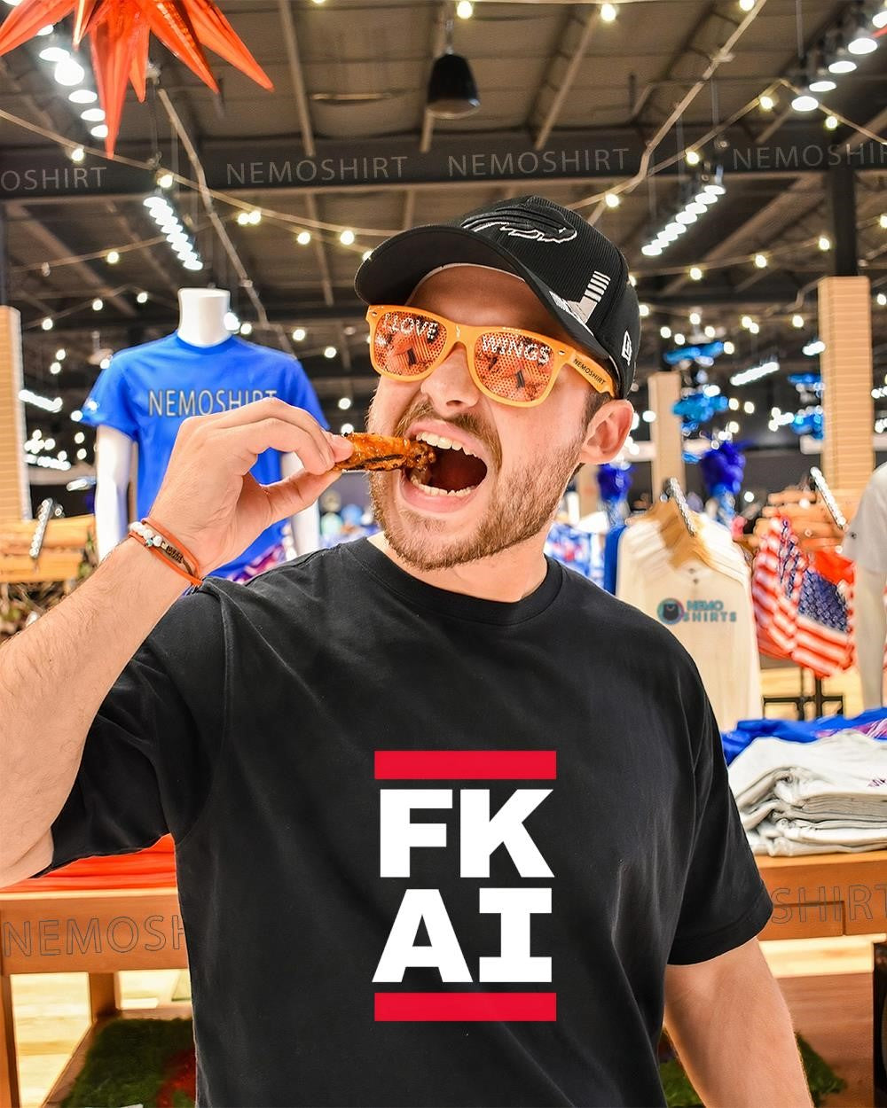 Fuck Gen AI graphic shirt