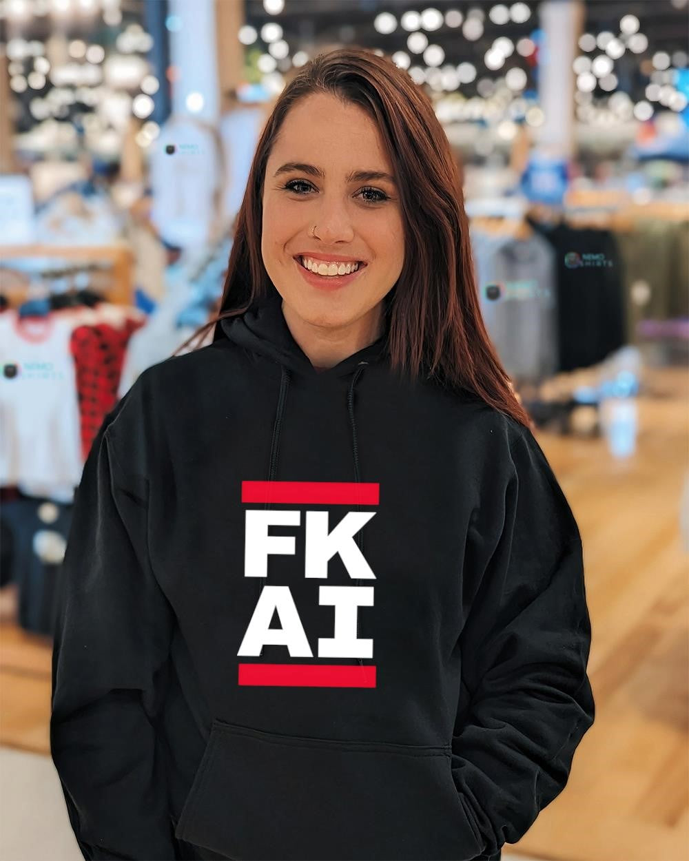 Fuck Gen AI graphic shirt