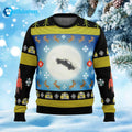 Full Moon Odd Taxi Ugly Christmas Sweater