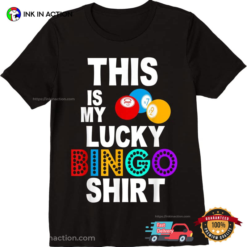 Funny Bingo Player Hobby Gambling Bingo Shirt