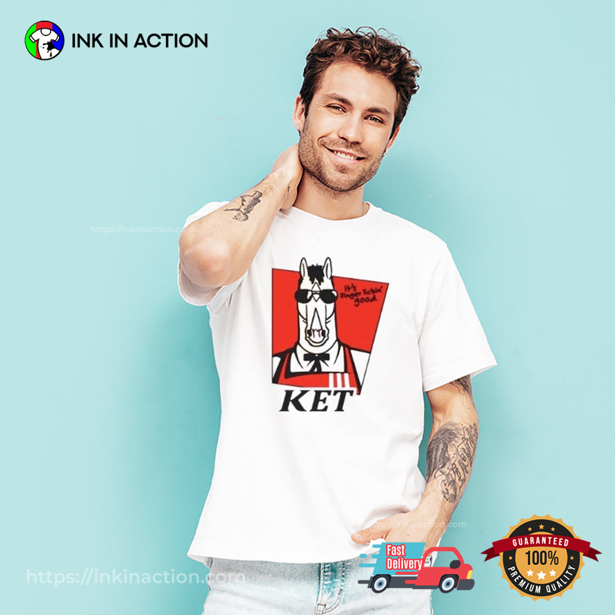 Funny Kfc Horse Ketamine Fast Food Lover T-shirt