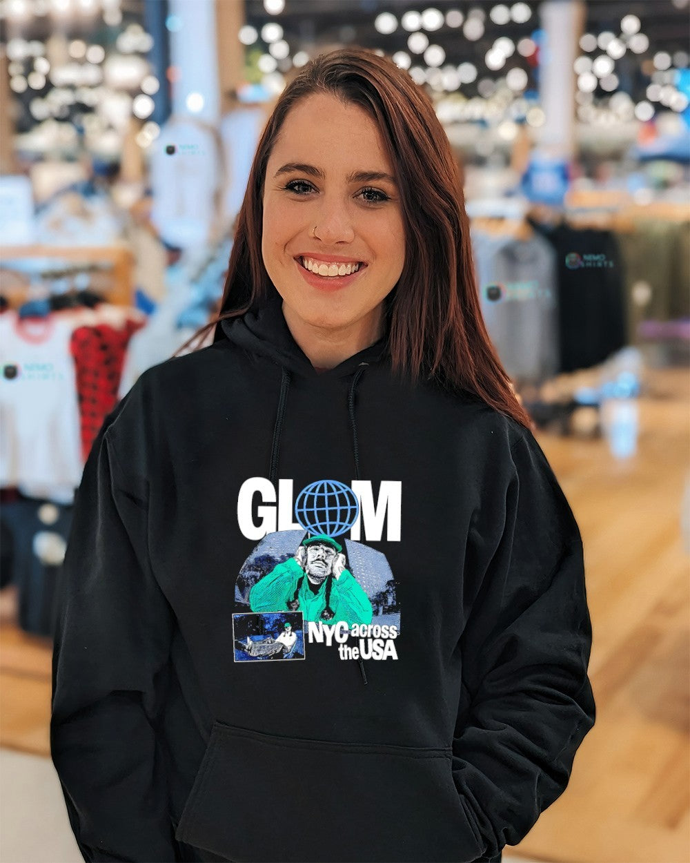 GLOM NYC Across The USA North America 2026 tour shirt