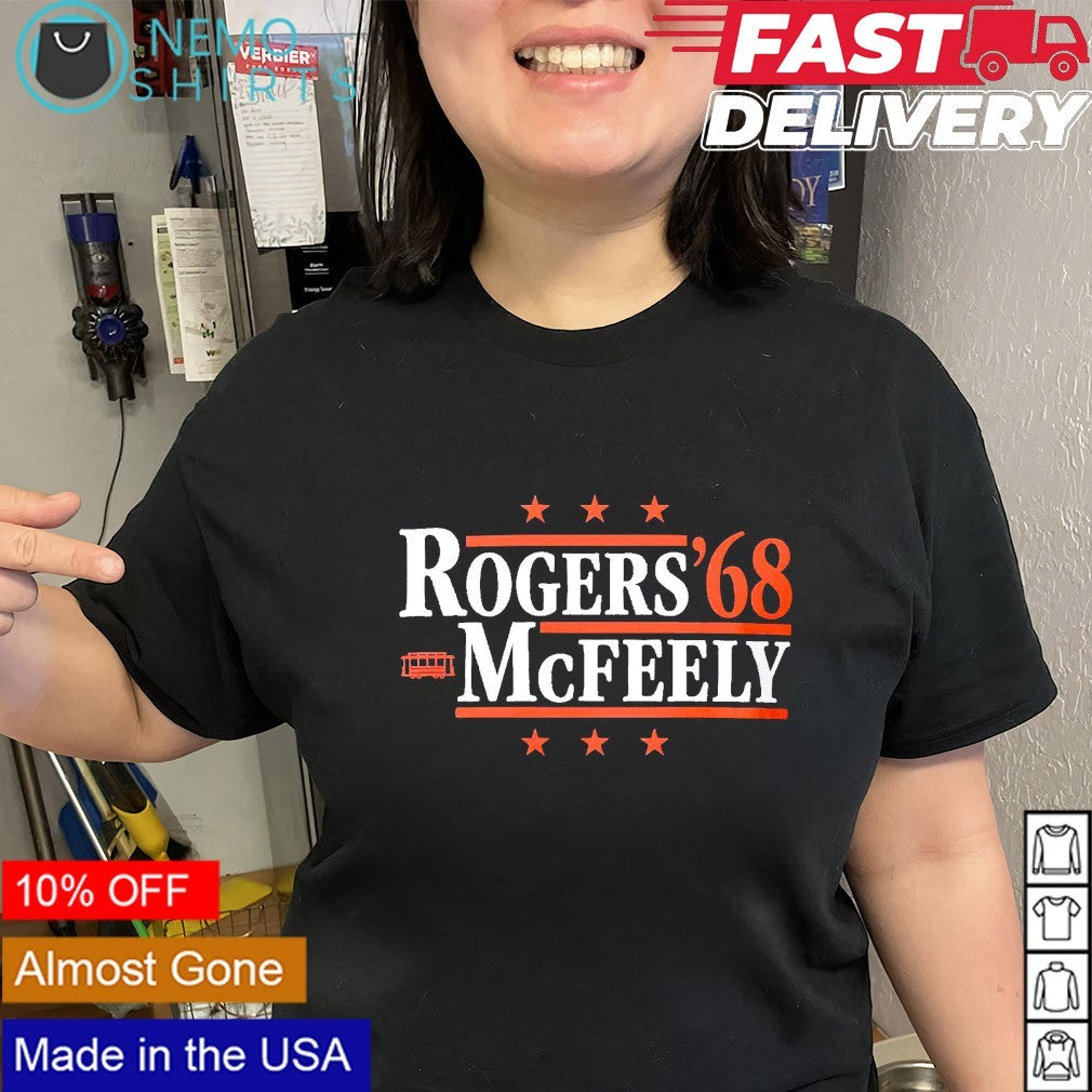 Rogers McFeely ’68 campaign shirt