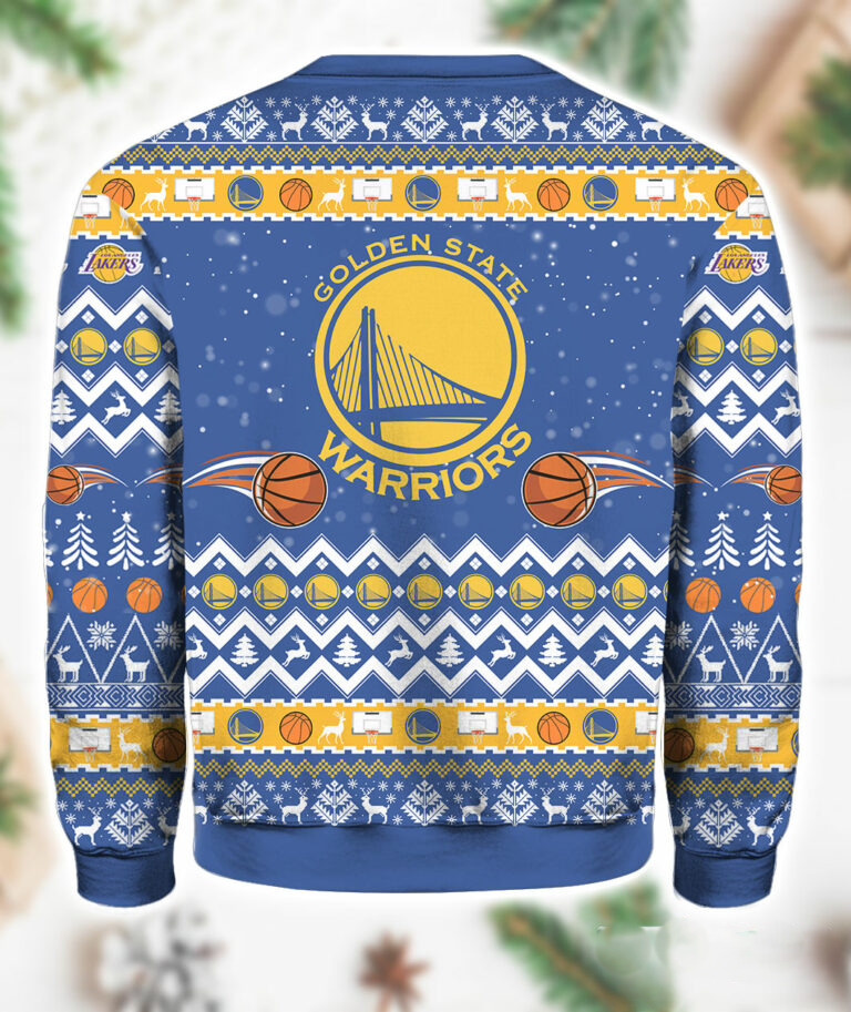 Golden State Warriors Christmas Ugly Sweater – Bay Area Tradition Edition
