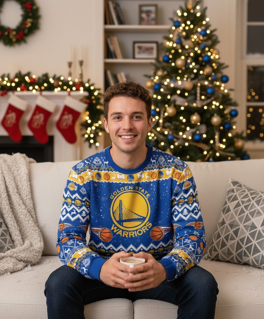 Golden State Warriors Christmas Ugly Sweater – Bay Area Tradition Edition