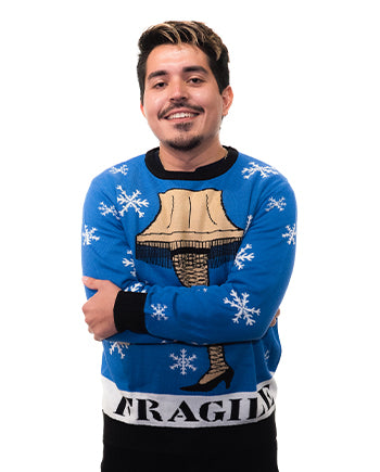 A Christmas Story Fragile Ugly Christmas Sweater Men’s