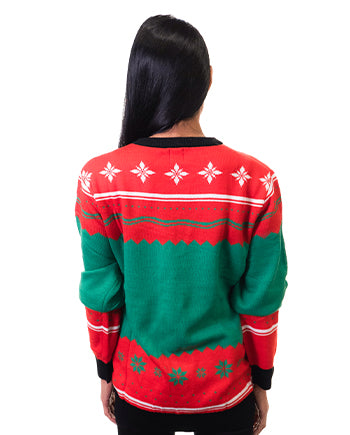 Elf Movie Cotton Headed Ninny Muggins Ugly Christmas Sweater Women’s