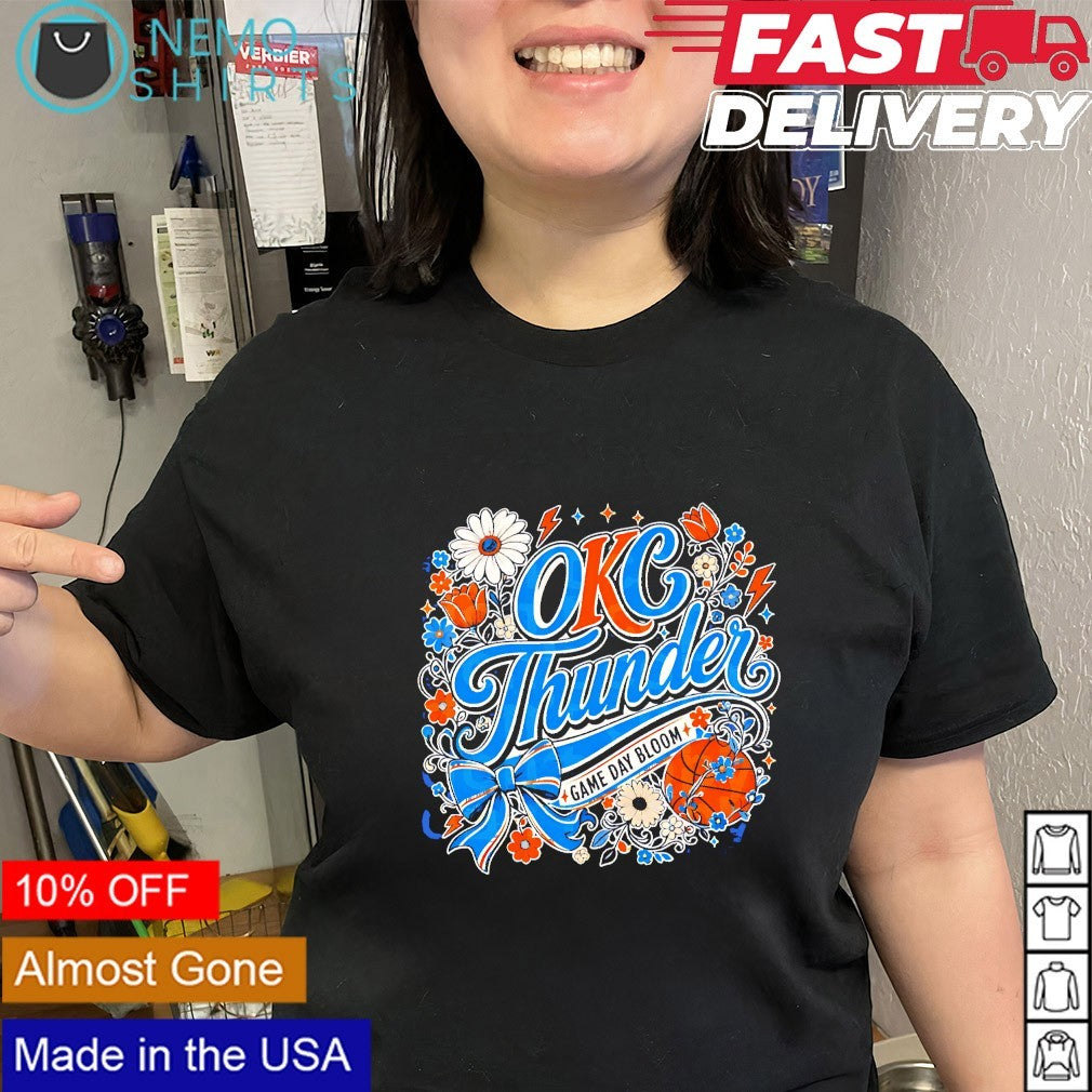 Game Day Bloom Oklahoma City Thunder graphic shirt