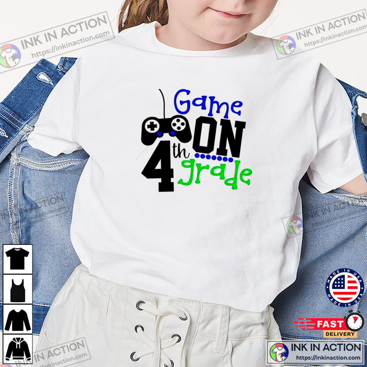 Game On 4th Grade Unisex T-shirt
