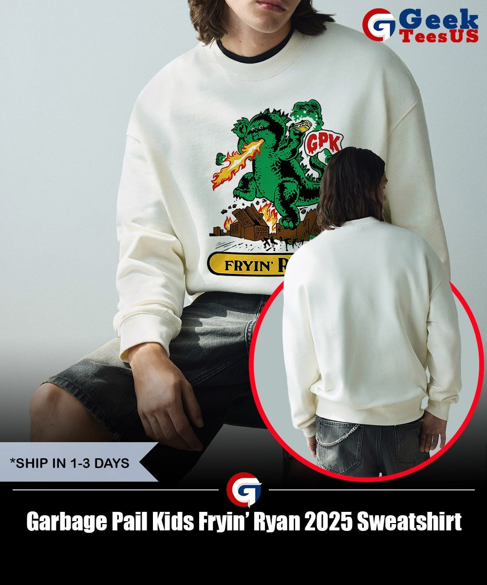 Garbage Pail Kids Fryin’ Ryan 2025 shirt
