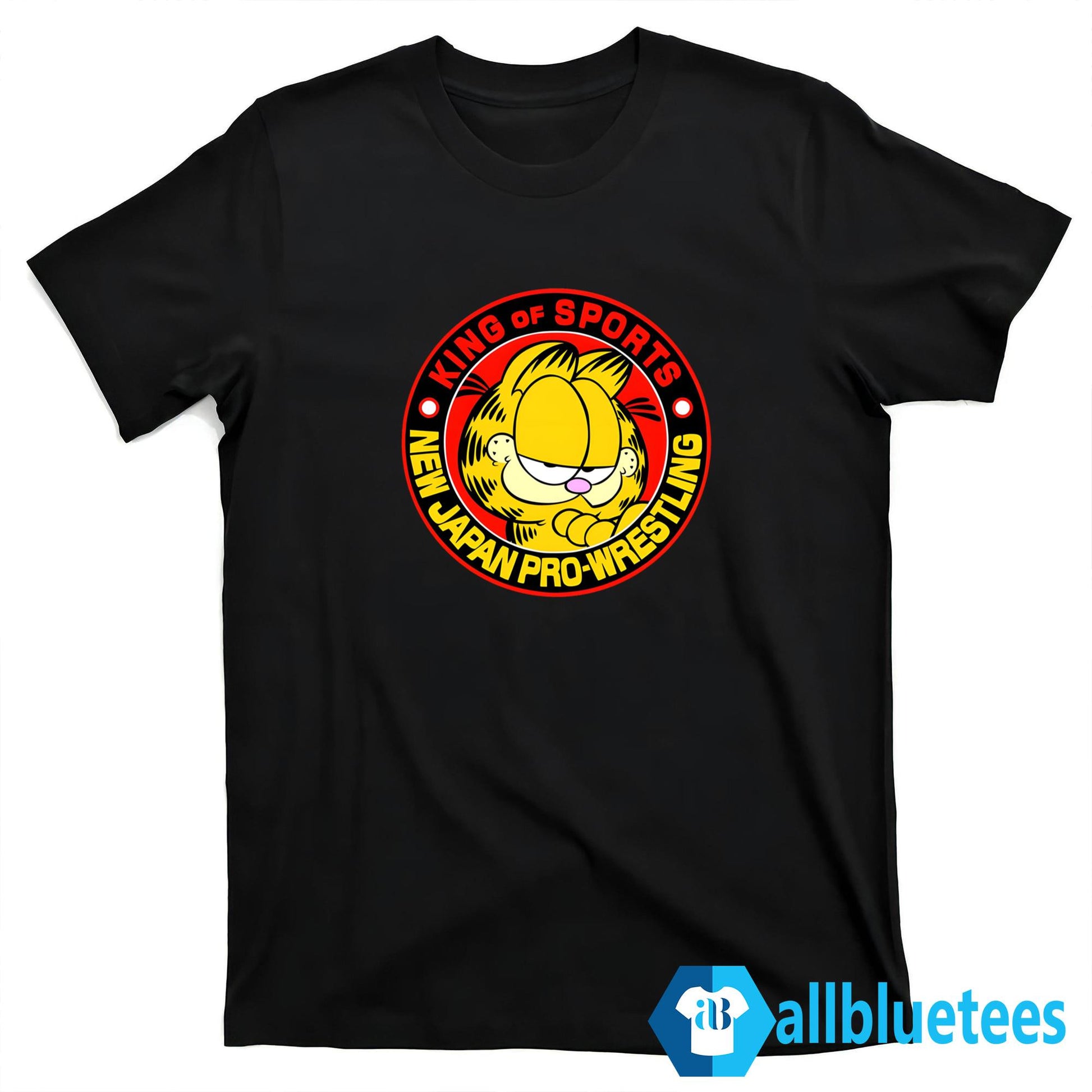 Garfield King Of Sports New Japan Pro Wrestling Shirt