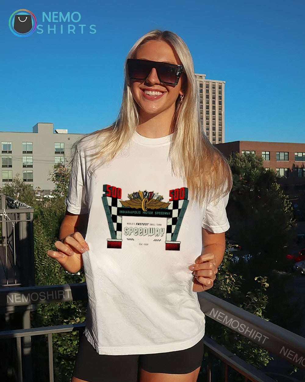 Gates of Speedway 500 Indianapolis est 1926 world’s fastest small town shirt