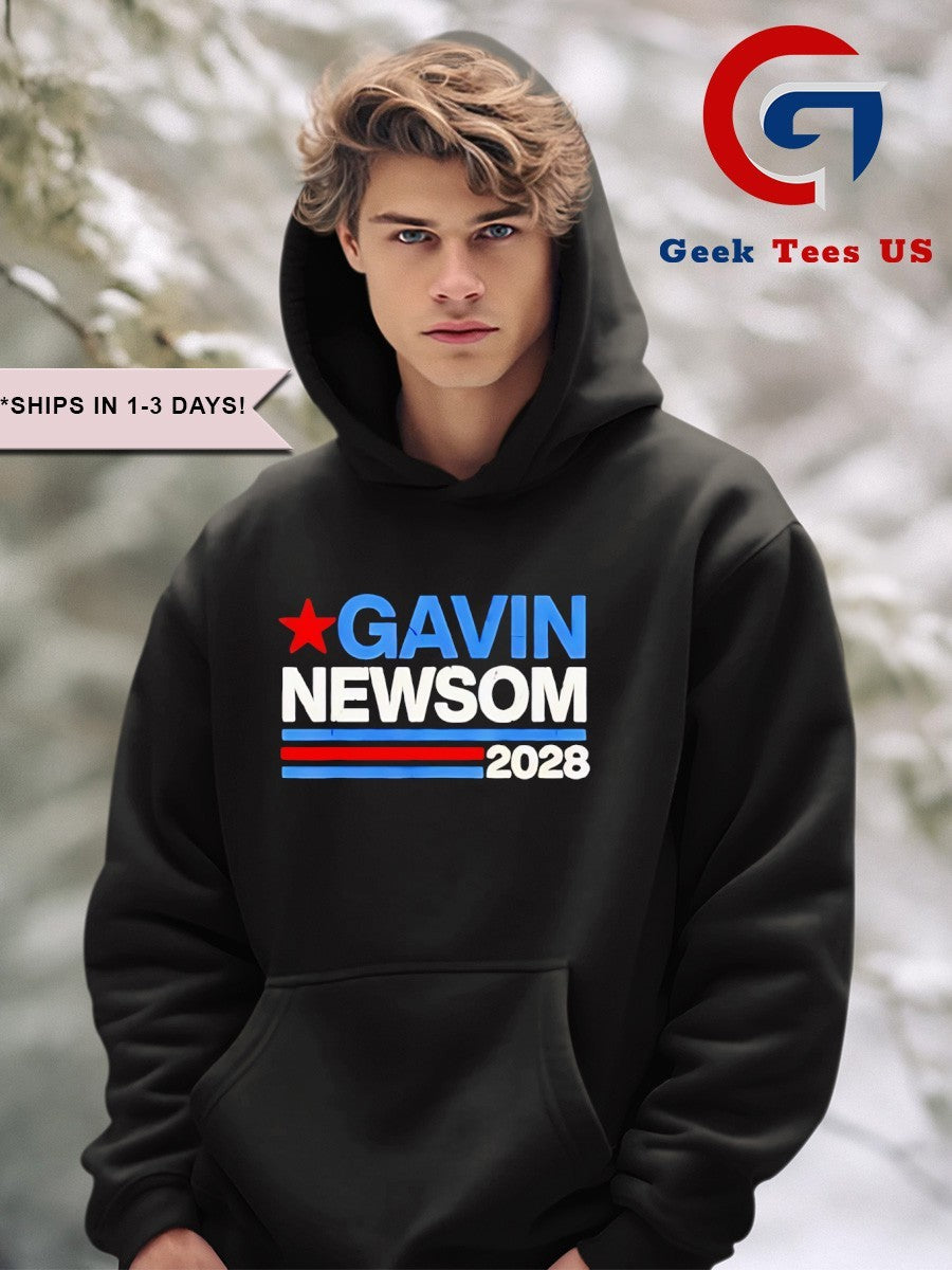 Gavin Newsom 2028 President 48 Election Campaign shirt