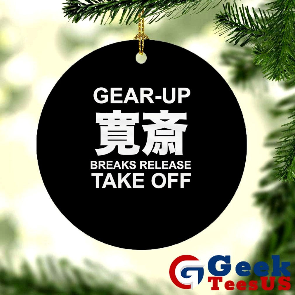Gear up breaks release take off shirt