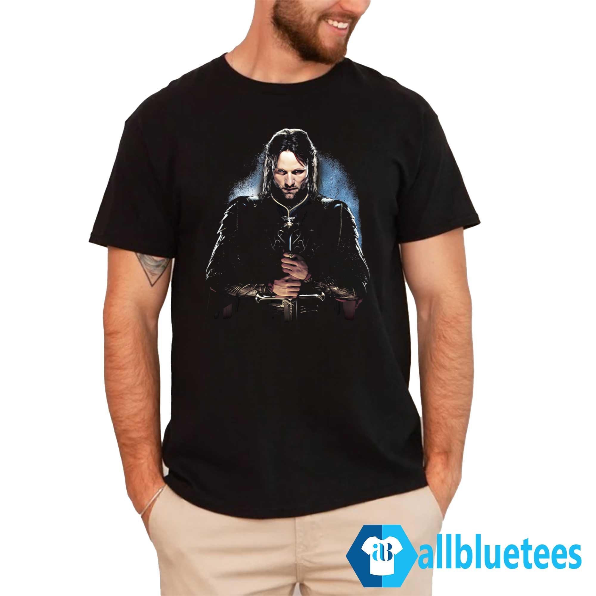 George Kittle Wearing An Aragorn Shirt