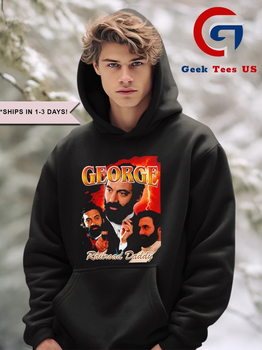 George Russell railroad daddy graphic shirt