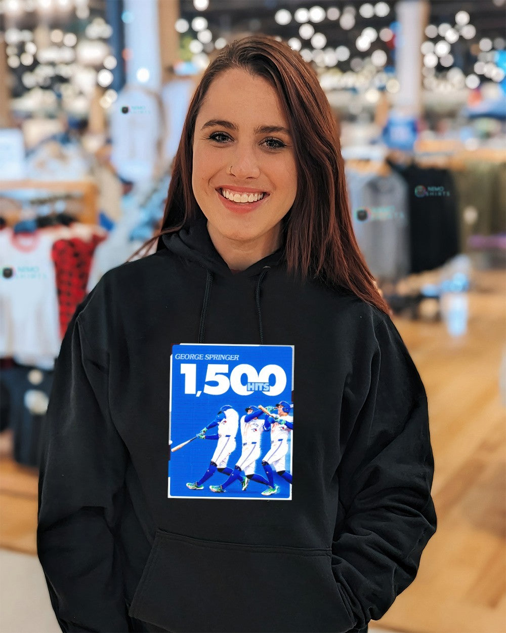 George Springer Toronto Blue Jays outfielder 1,500 career hits shirt