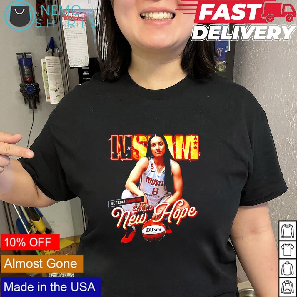 Georgia Amoore Washington Mystics player D.C.’s New Hope shirt