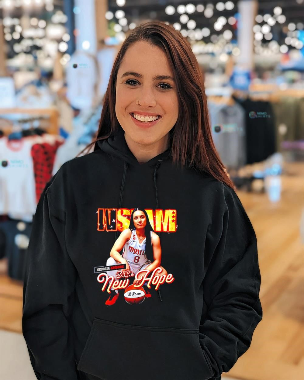 Georgia Amoore Washington Mystics player D.C.’s New Hope shirt
