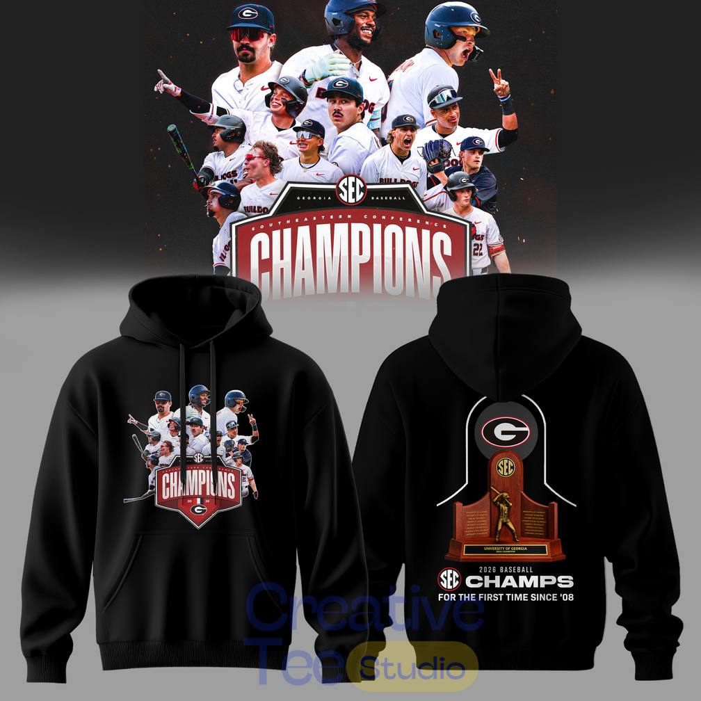 Georgia Bulldogs SEC 2026 Baseball Champions Hoodie
