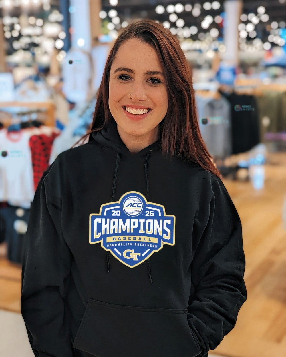 Georgia Tech Yellow Jackets 2026 ACC baseball tournament champions shirt