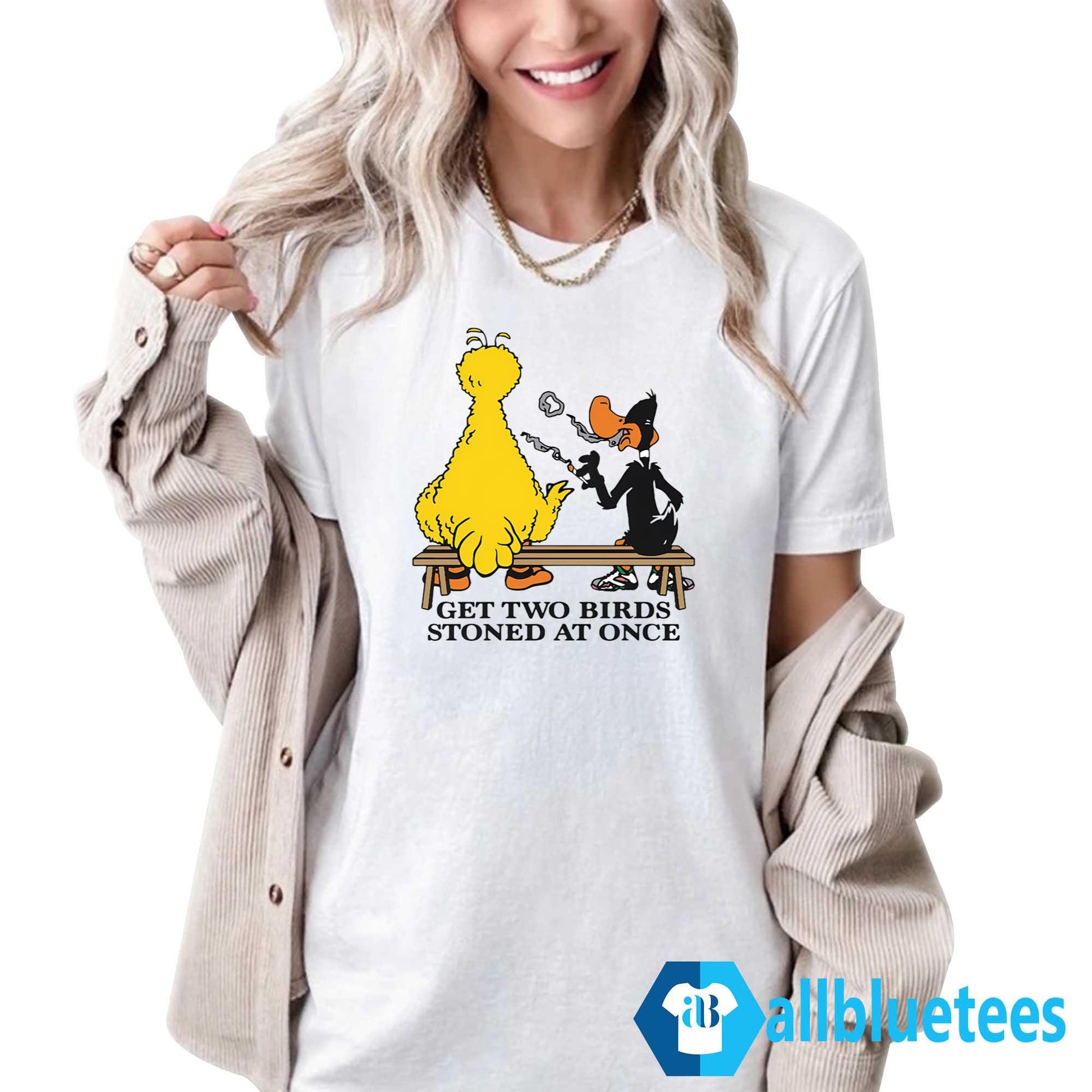 Get Two Birds Stoned At Once Shirt