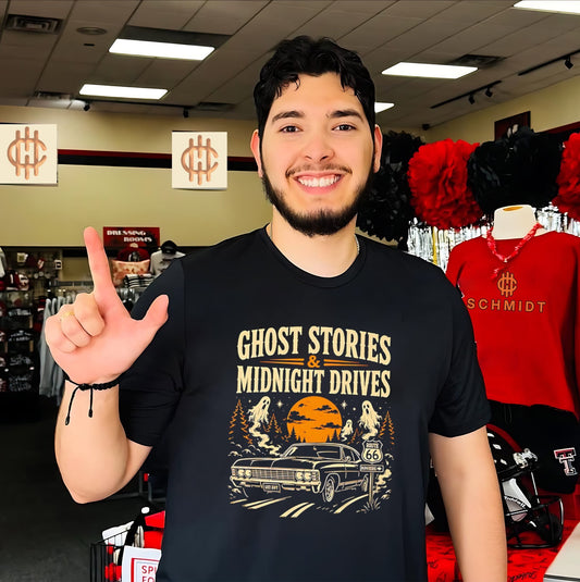 Ghost stories midnight drives route 66 shirt