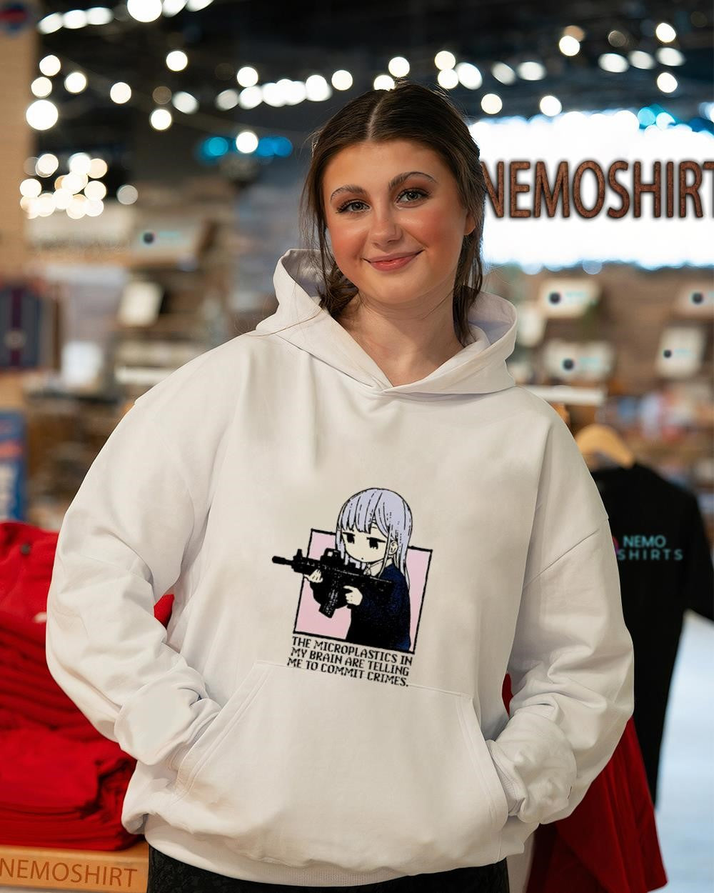 Girls Frontline the microplastics in my brain are telling me to commit crimes shirt