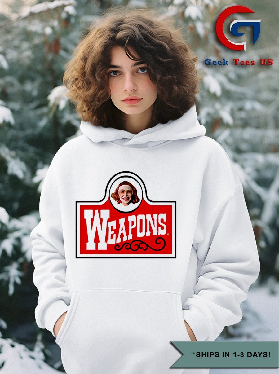 Gladys Lilly Weapons Wendy’s logo shirt
