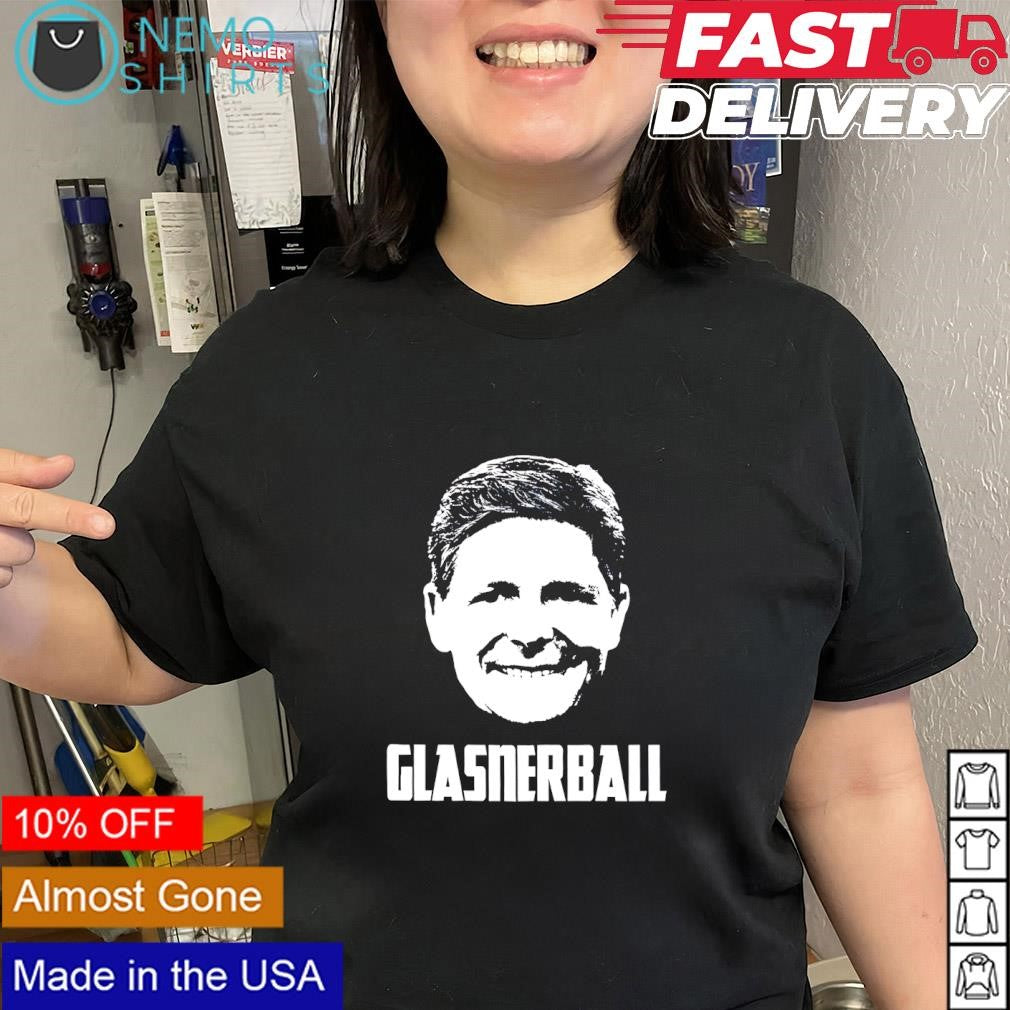 Glasnerball head retro graphic shirt