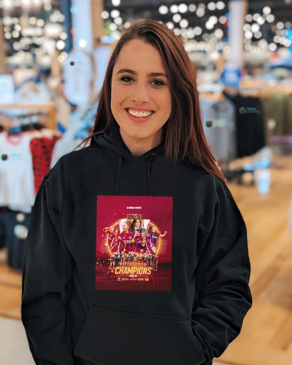 Glorious hearts Heart of Midlothian 2025 26 champions shirt