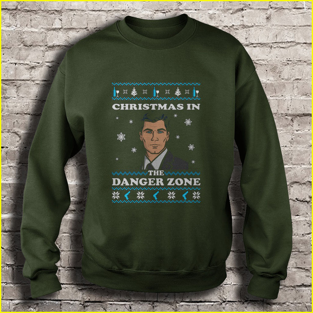 Christmas in the Danger Zone Ugly Christmas Sweater