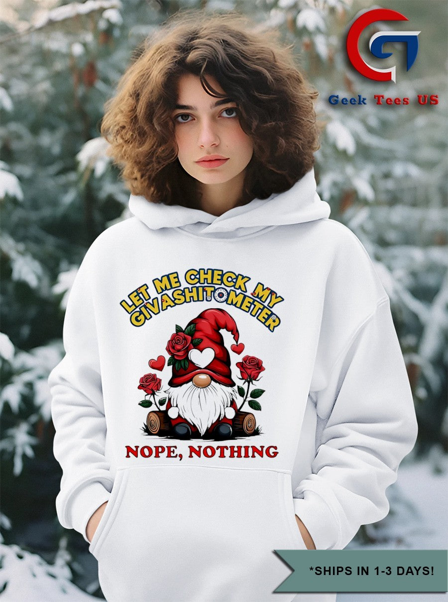 Gnome let me check my giveashitometer nope nothing shirt