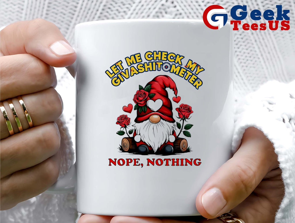 Gnome let me check my giveashitometer nope nothing shirt