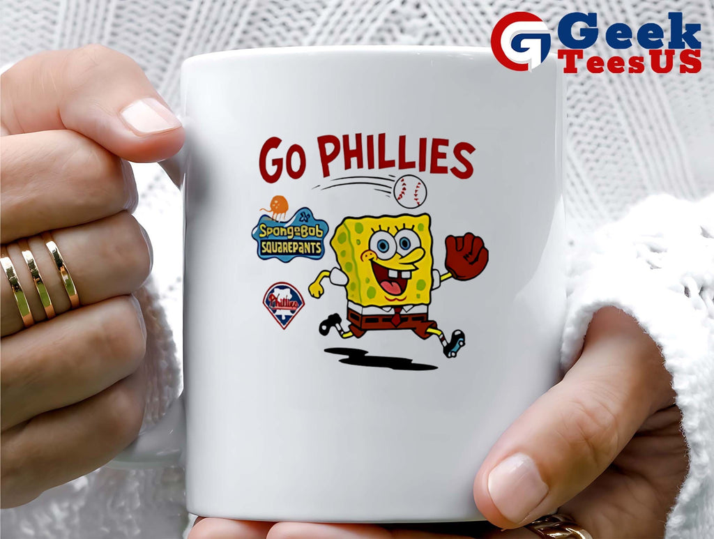 Go Phillies SquarePants cartoon shirt