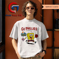 Go Phillies SquarePants cartoon shirt