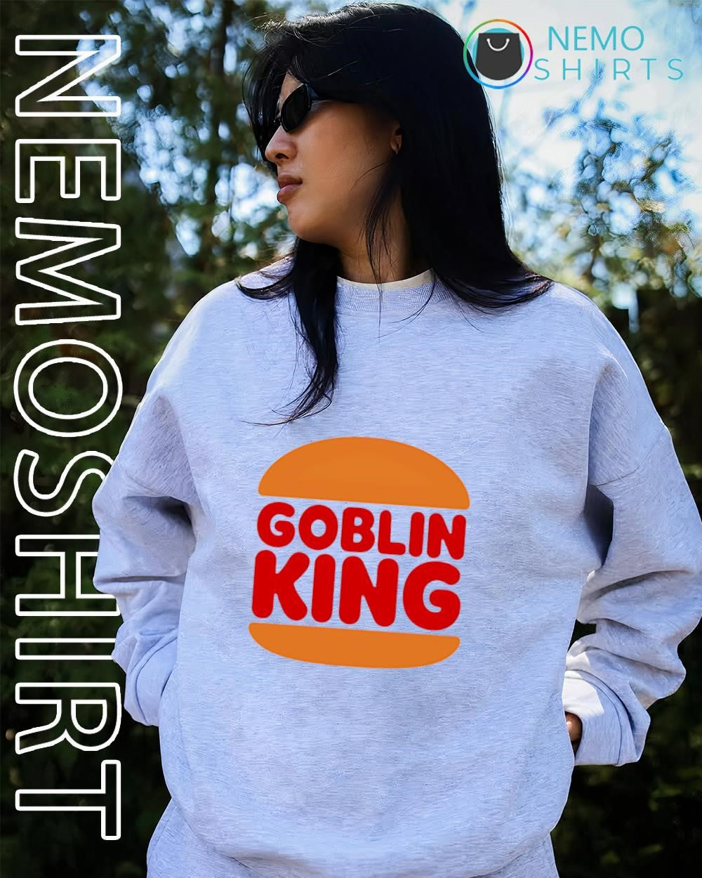 Goblin King the Burger King logo shirt