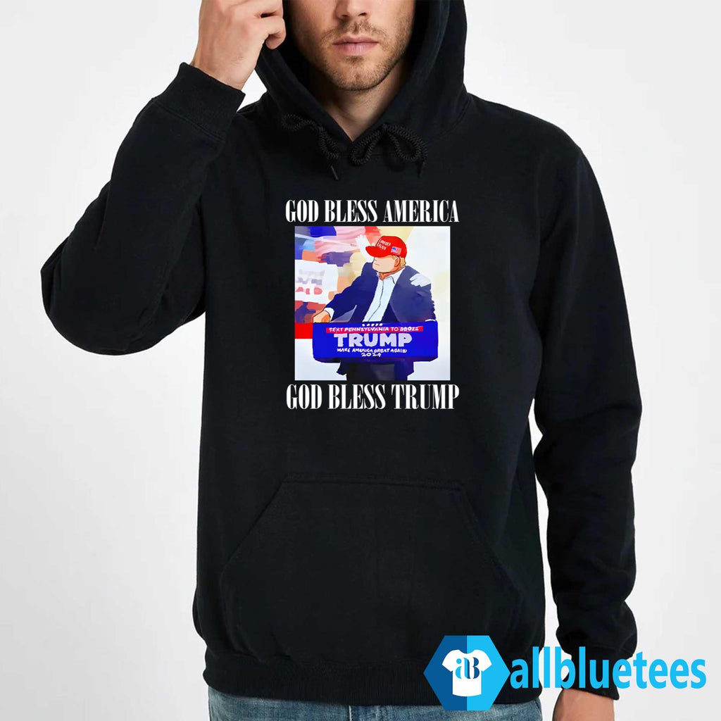 God Bless America God Bless Trump Shirt
