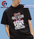 God first family second then Los Angeles Dodgers baseball 2025 signature shirt