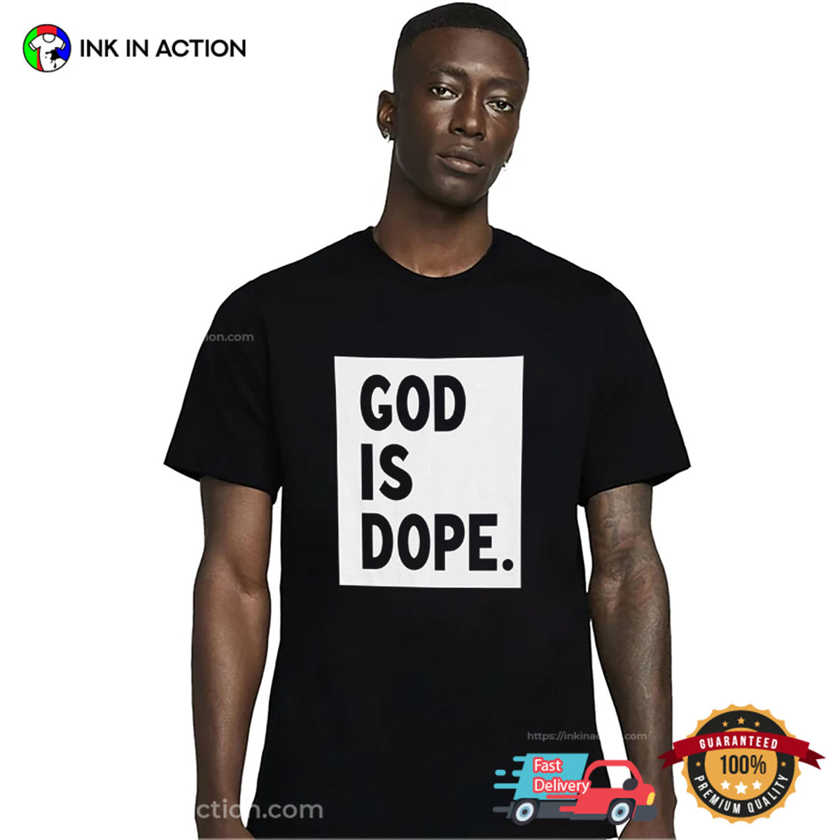 God Is Dope Funny Christ Jesus Shirt