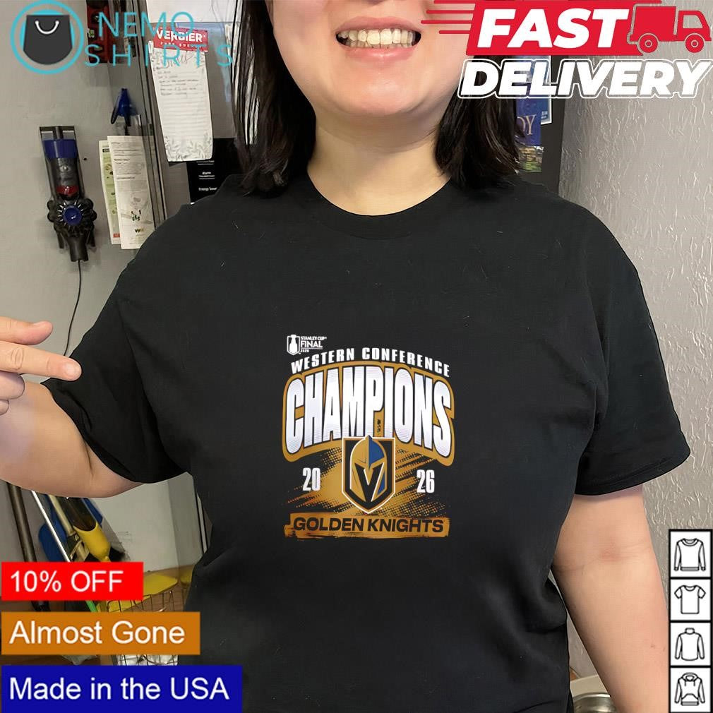 Golden Knights 2026 Western Conference Champions logo shirt