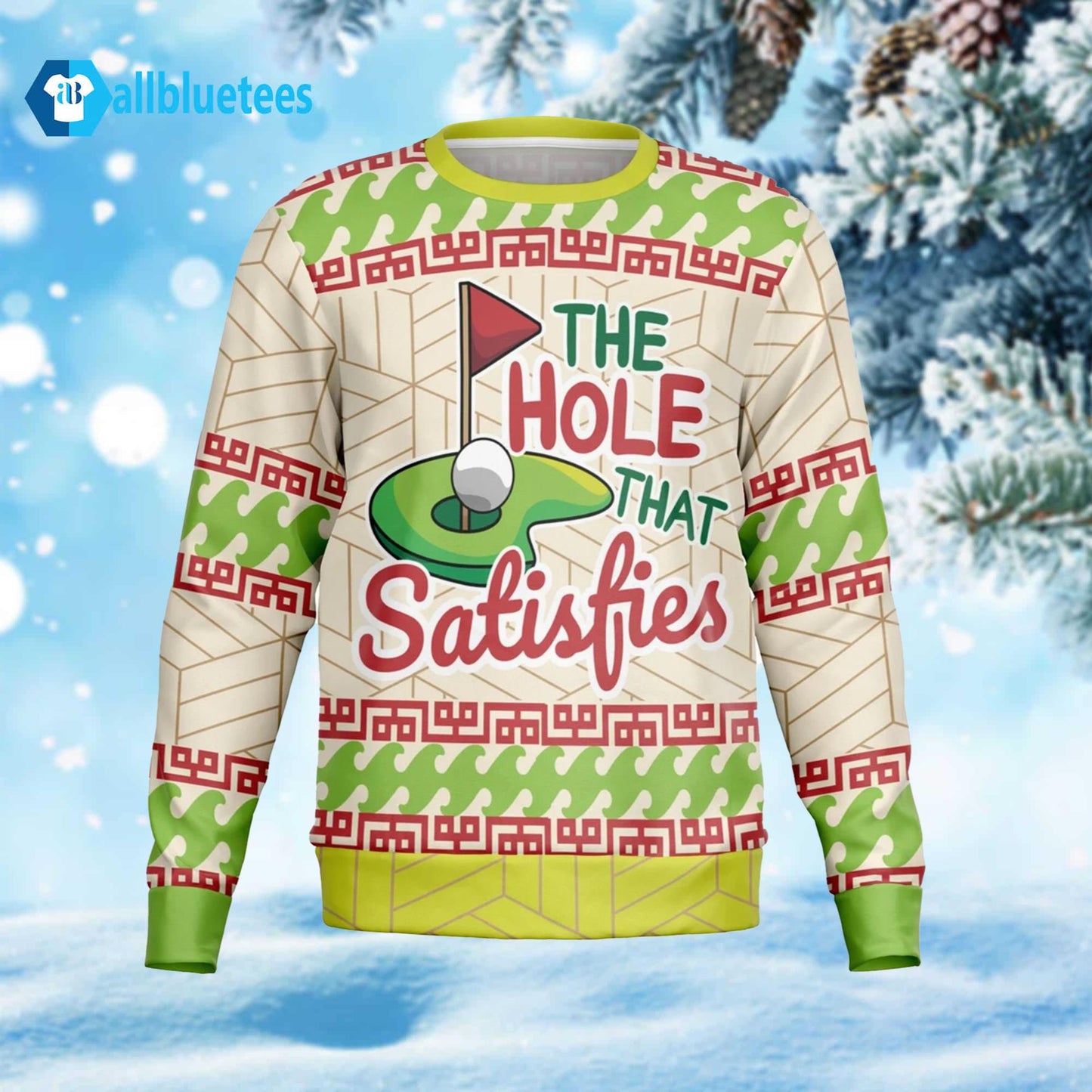 Golf Lovers The Hole That Satisfies Ugly Christmas Sweater