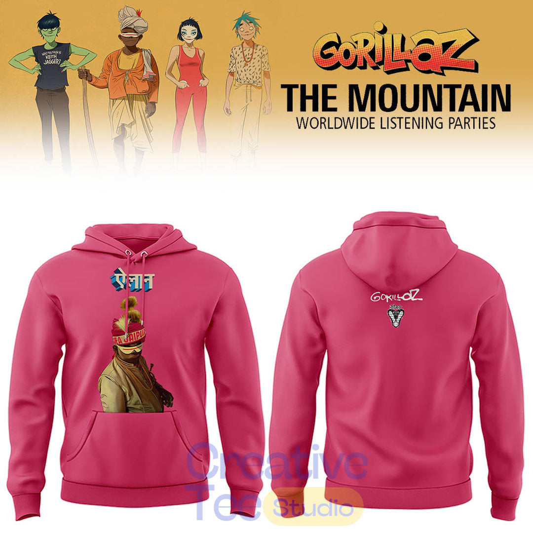 Gorillaz “The Mountain” Worldwide Listening Parties in LA 2026 Hoodie