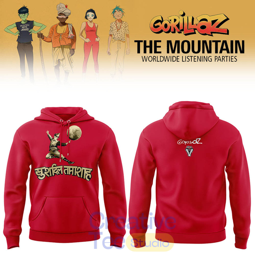 Gorillaz “The Mountain” Worldwide Listening Parties in LA 2026 Hoodie
