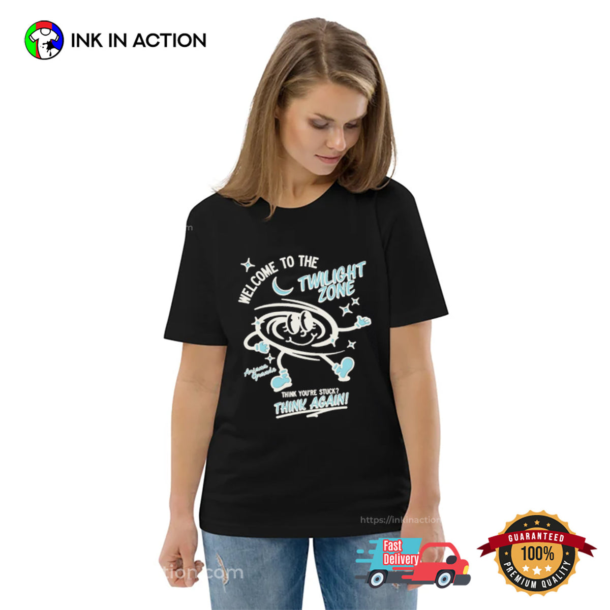Gracie Abrams Welcome To The Twilight Zone Think You’re Stuck Think Again T-shirt