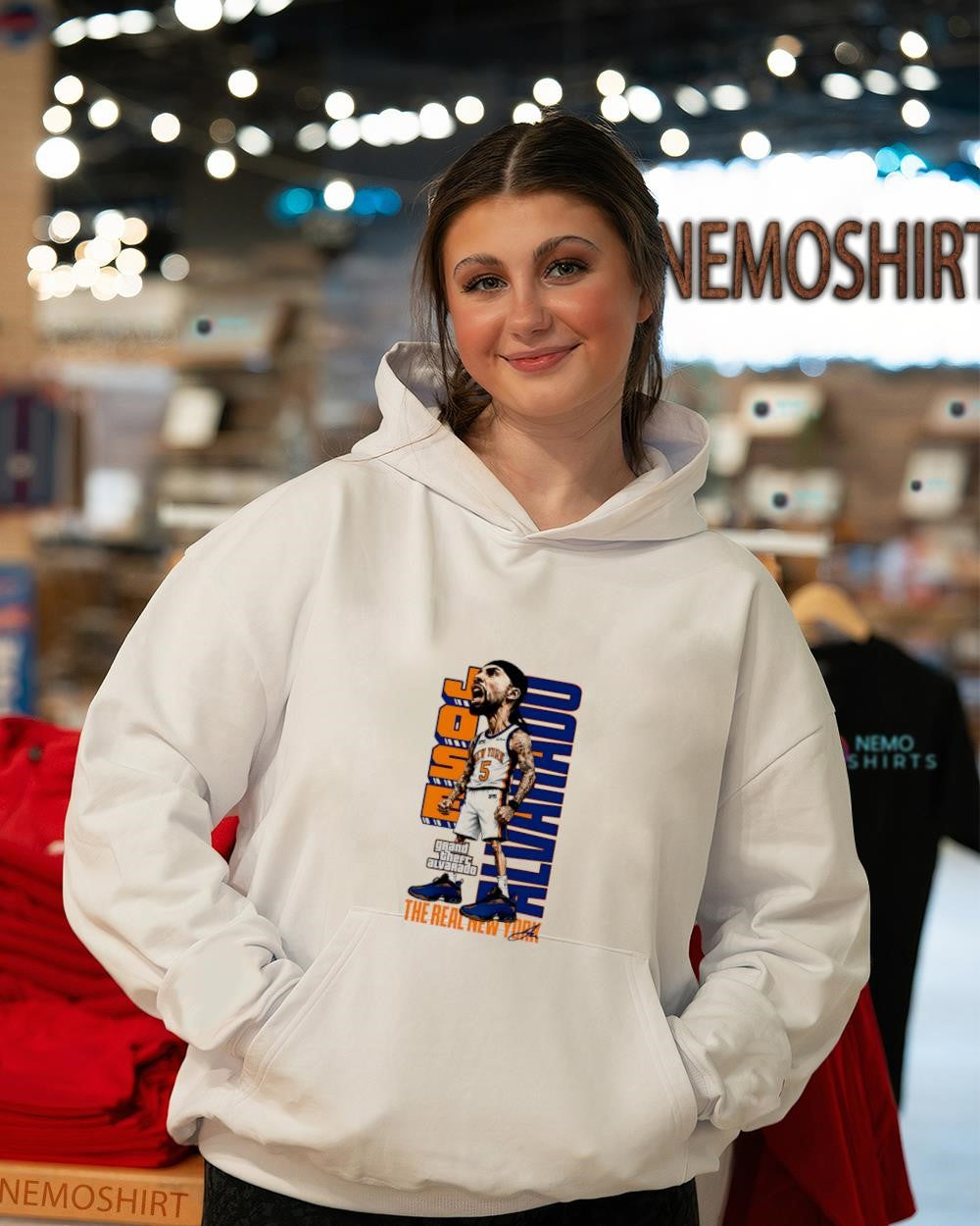 Grand Theft Alvarado Jose Alvarado the real New York Knicks signature shirt