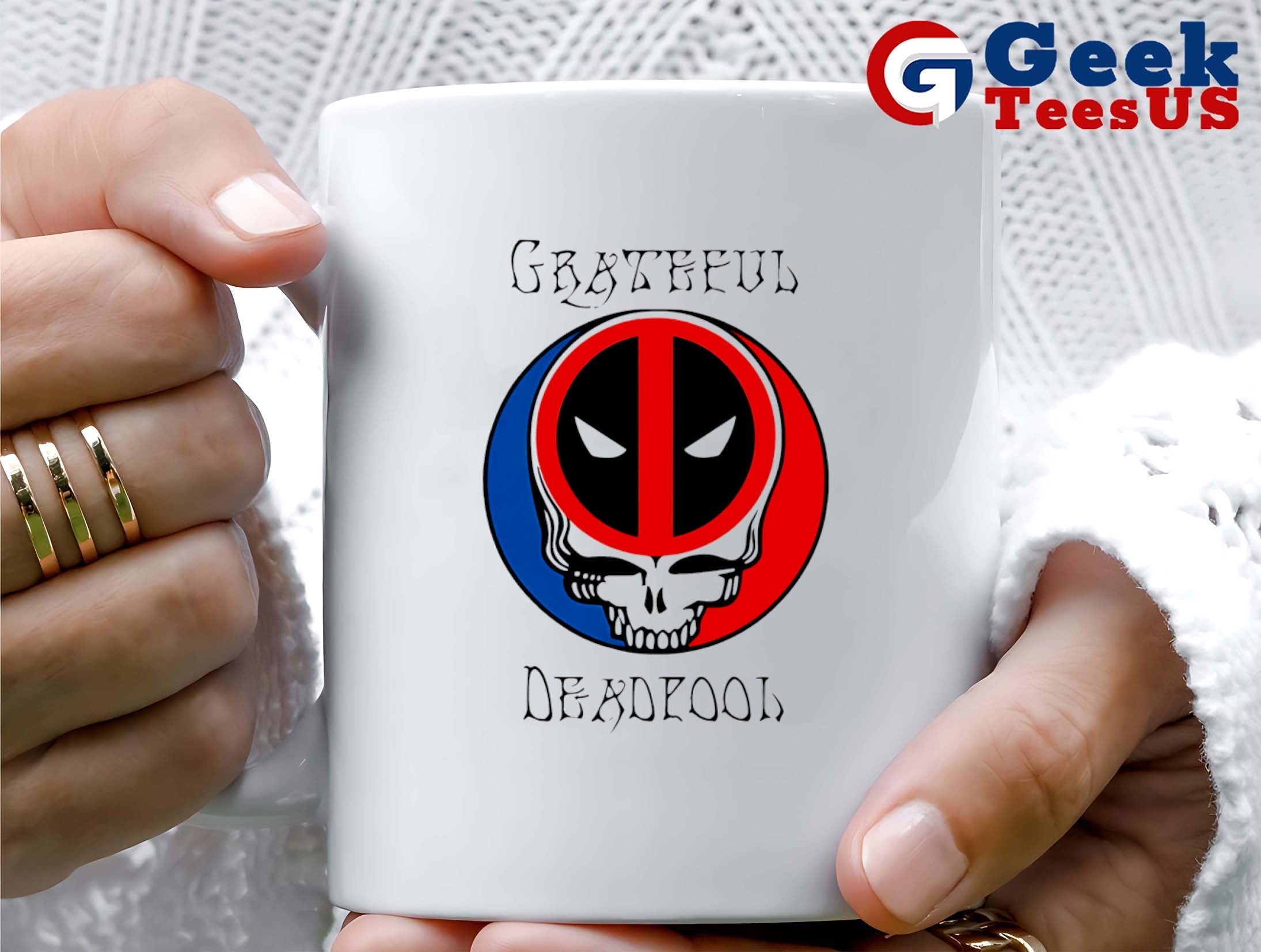 Grateful Deadpool logo shirt