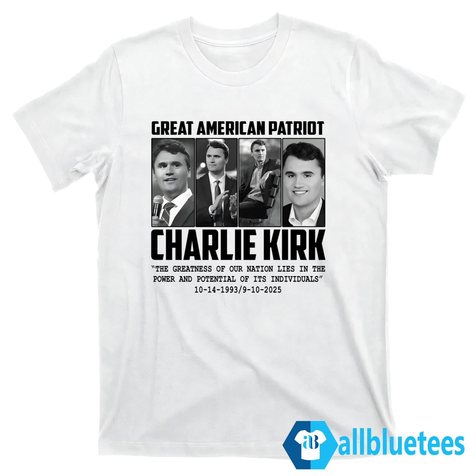 Great American Patriot Charlie Kirk Shirt