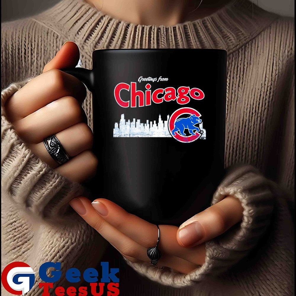 Greetings from Chicago Cubs Skyline City 2025 shirt